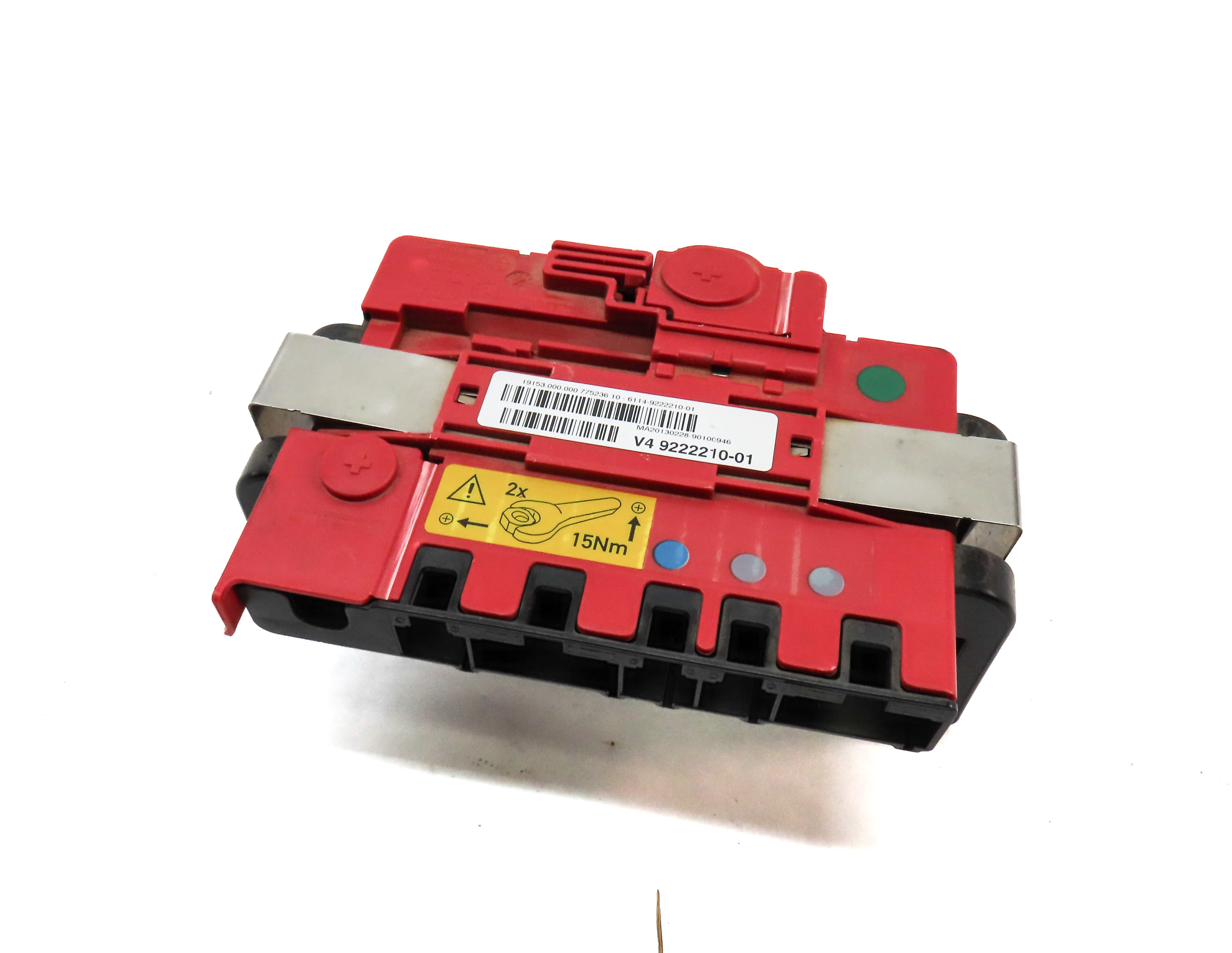 2013 BMW X5 (E70) 3.0L TURBO POSITIVE BATTERY POWER DISTRIBUTION PLATE BOX — exact item pictured